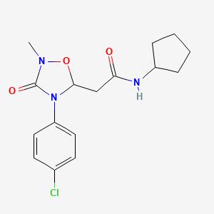 Chlorophenyl Methyl Oxo Oxadiazolidin Yl N