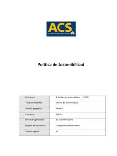 Pol Tica De Sostenibilidad Pol Tica De Sostenibilidad Pdf Pdf Pro