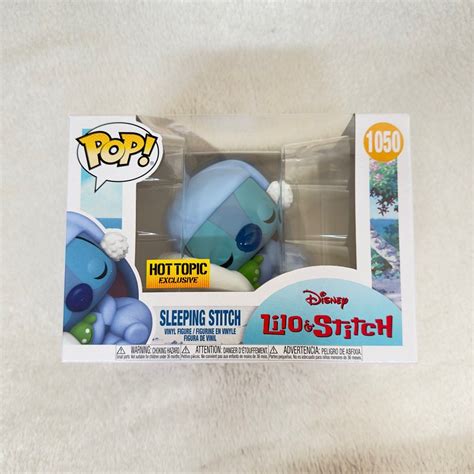 Sleeping Stitch 1050 Hot Topic Exclusive Disney Lilo Stitch Funko Pop