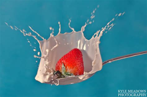 Strawberry Splash In Milk Food Photographer Of The Year Flickr