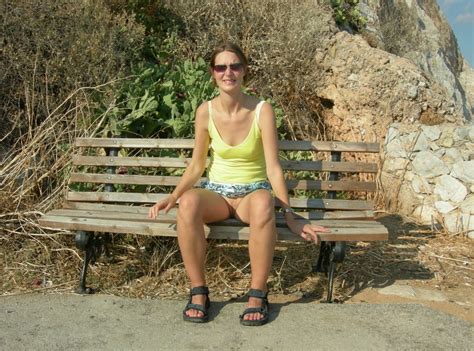 Skinny MILf Slut Flashes Her Cunt Upskirt In Public Porn Pictures XXX Photos Sex Images