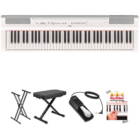 Yamaha P Key Digital Piano And Essentials Kit White