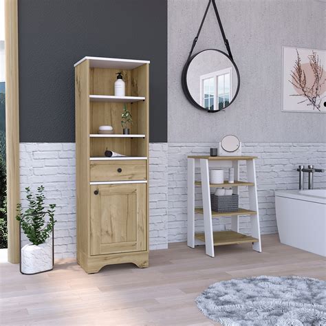 Conjunto Malaga Mueble Columna Puerta Y De Cajon Organizador