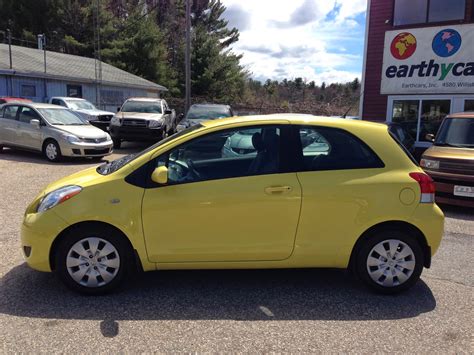 Earthy Cars Blog Earthy Car Of The Week Yellow 2009 Toyota Yaris Liftback