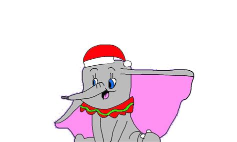 25 Disney Characters of Christmas 5: Dumbo by KatelynBrown2002 on DeviantArt