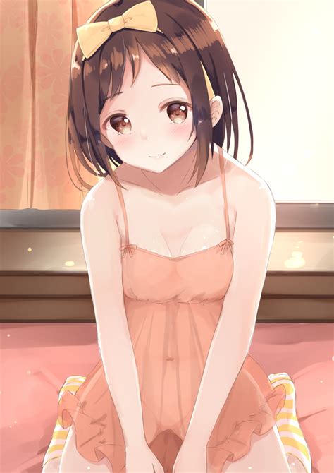 Rule 34 Absurdres Bang Dream Blush Bob Cut Bottomless Bow Breasts Brown Eyes Brown Hair