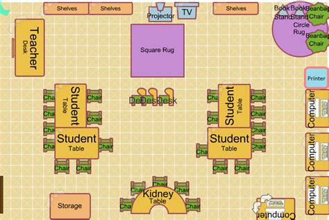 Classroom Layout - Ms. Woodrow's 1st Grade Classroom