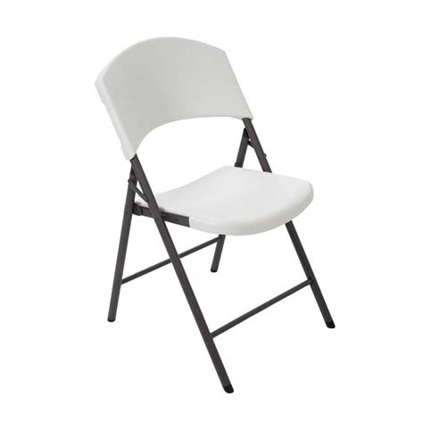 Silla De Pl Stico Plegable Life Time Blanco Officemax