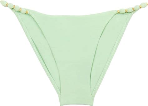 Vix By Paula Hermanny Bead Embellished String Bikini Bottom Shopstyle