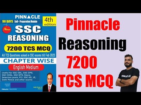 Pinnacle SSC Reasoning 7200 Book Special Class SSC CGL Tier 2