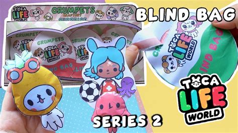 OPENING Squishy Crumpets Series 2 DIY Paper Blind Bags Toca Boca