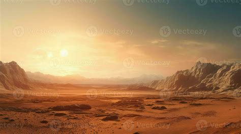 background moon landscape desert ai generated 32457577 Stock Photo at ...