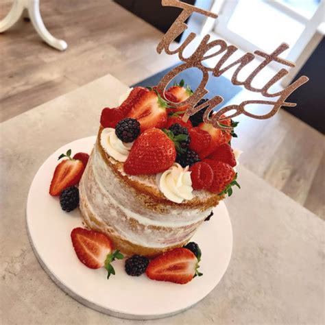 Naked Cake With Fruit Create A Cake