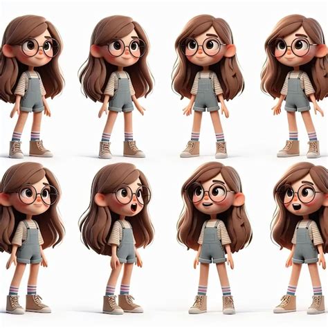 page  character poses set images    freepik