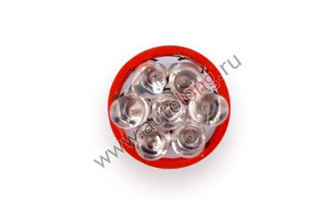 Лампа безцокольная 24 V (7 диодов) красный купить по низким ценам в ...