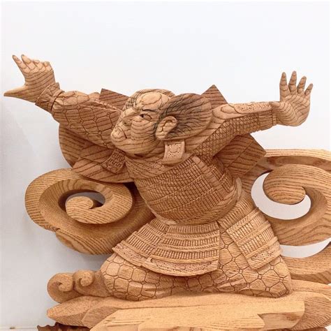 Delicate Traditional Japanese Wooden Sculptures Fubiz Media