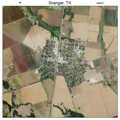 Aerial Photography Map of Granger, TX Texas