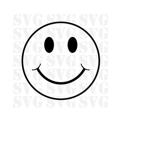 Smiley Face svg, Smile Svg, Cute Smiley face svg, Cut File, - Inspire Uplift