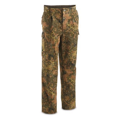 GERMAN FLECKTARN CAMO FIELD PANTS USED - STURM-MILTEC USA.