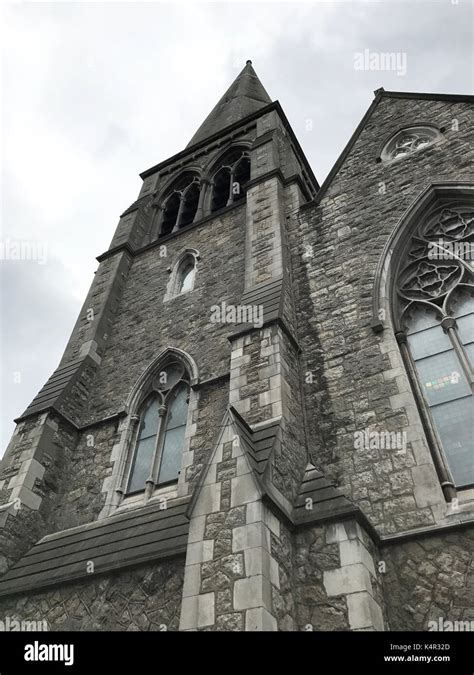 Dublin Ireland August 2 2017 Facade Of The St Andrews Church In