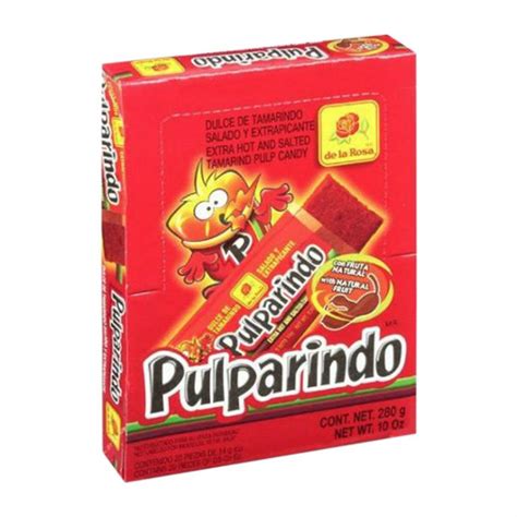 Pulparindo Extra Picante Pack De 20 Uds 14 G Cu María La Bonita ¡cómo Se Extraña México