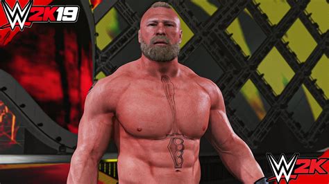 BROCK LESNAR 2K22 CHARACTER MODEL PORT WWE 2K19 MODES YouTube