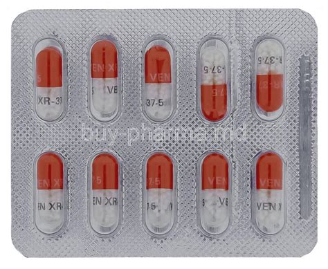 Buy Venlafaxine Xr Effexor Xr 10s Capsule Online