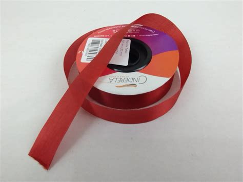 Fita Tafetá Simples 20mm x 50m Vermelho Cinderela Fescopan