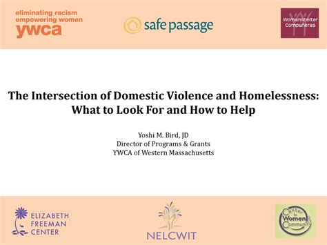 The Intersection Of Domestic Violence And Homelessness Ppt Download