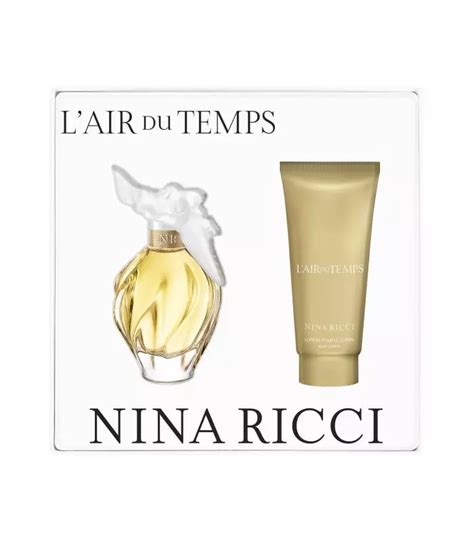 AIR DU TEMPS Coffret Eau De Toilette Et Lait Corps Nina Ricci L Air