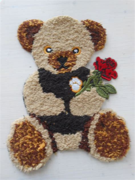 Teddy Bear Large Patch Sew On Applique Big Sponge Stitch Patch Etsy