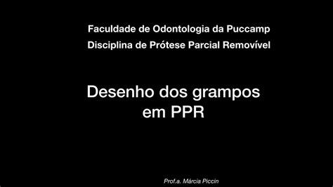 Desenho Dos Grampos Em Ppr Exerc Cio De Aula Youtube