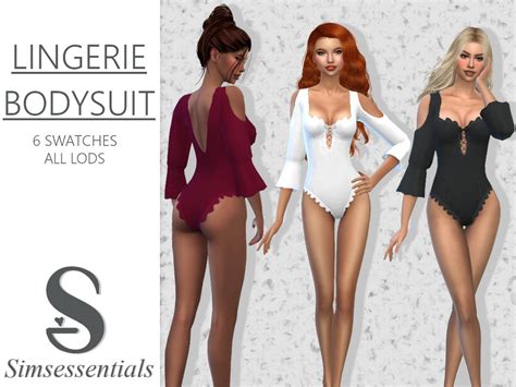 The Sims Resource Lingerie Bodysuit Parenthood Needed