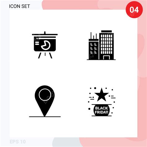 Glyph Vector Art Png Set Of Vector Solid Glyphs On Grid For Chart