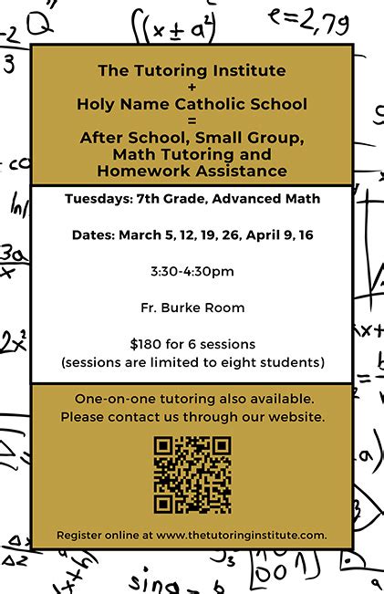 Holy Name Catholic School | The Tutoring Institute
