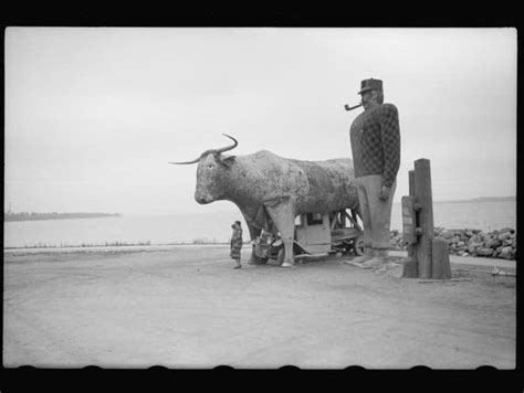 Then And Now Bemidji’s Paul Bunyan And Babe The Blue Ox Mpr News