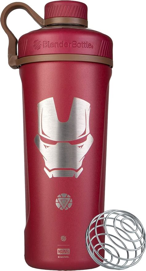 Blenderbottle Marvel Radian Shaker Cup Insulated Stainless Steel Water