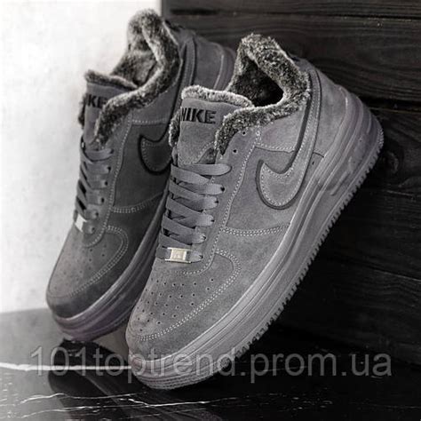 Мужские Зимние Nike Suede Winter Зима - Мех Ассортимент (ID#2003446284 ...