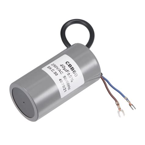 Uxcell CBB60 Run Capacitor 96x50mm 40uF 250V AC 50 60Hz With Terminal