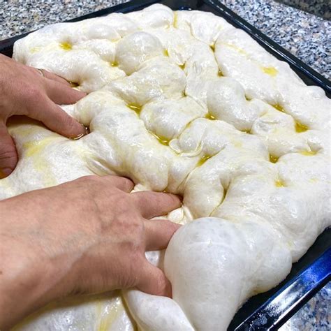 Focaccia Alta Idratazione Con Lievito Madre Liquido Al Ta Cucina