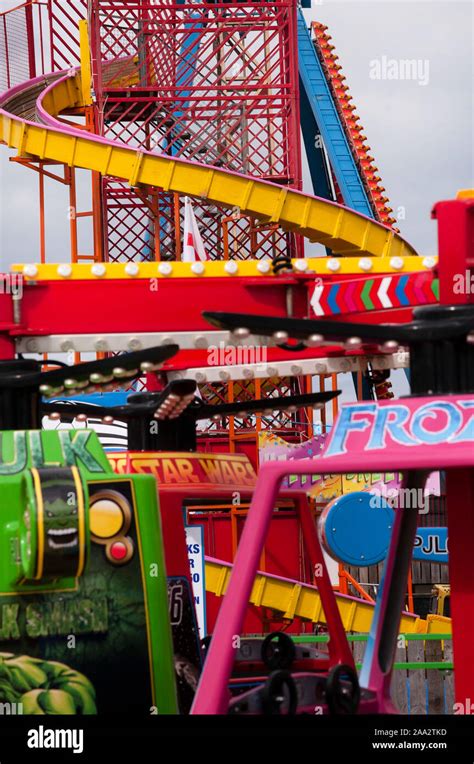 Ocean Beach Pleasure Park South Shields Stock Photo Alamy