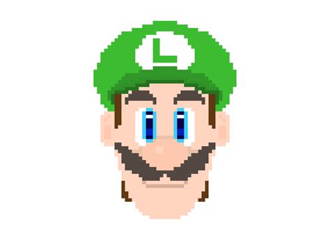 Pixel Luigi by Chase McCoy on Dribbble