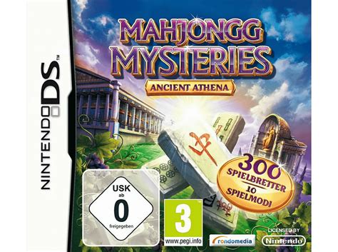 Mahjongg Mysteries Ancient Athena Nintendo DS SATURN