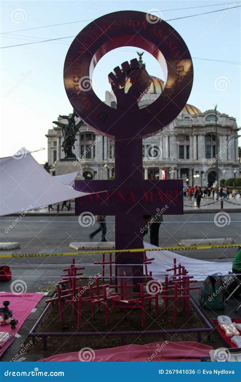 The Fight For Women S Rights In Mexico City Editorial Photo Image Of