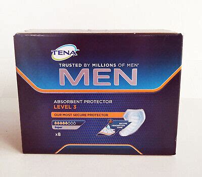 Tena Men Absorbent Protector Level Pads Ebay