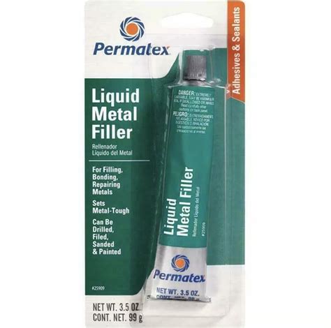 Купить Permatex 25909 Liquid Metal Filler Metal Repair Compound на Аукцион из Америки с