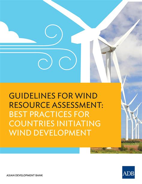 Guidelines For Wind Resource Assessment Best Practices For Countries Initiating Wind