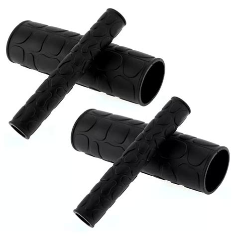 Pairs Motorcycle E Bike Bycycle Handlebar Grip Brake Handle Silicone