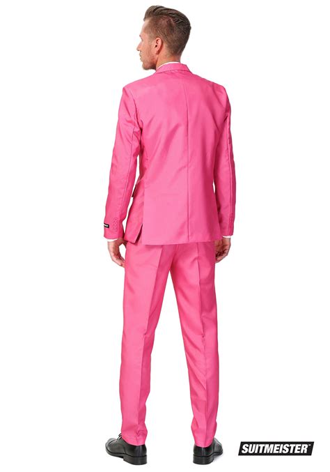 Mens Suitmeister Basic Pink Suit