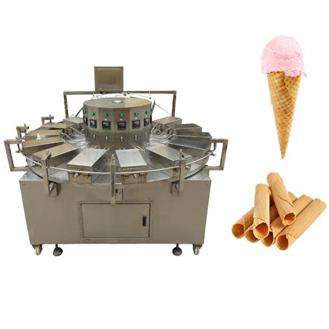 Automatic Waffle Cone Maker Sugar Ice Cream Cone Wafer Cone Machine